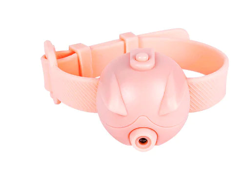 Interactive Laser Cat Teasing Collar – Adjustable Pink Play Collar for Active Exercise & Endless Feline Fun